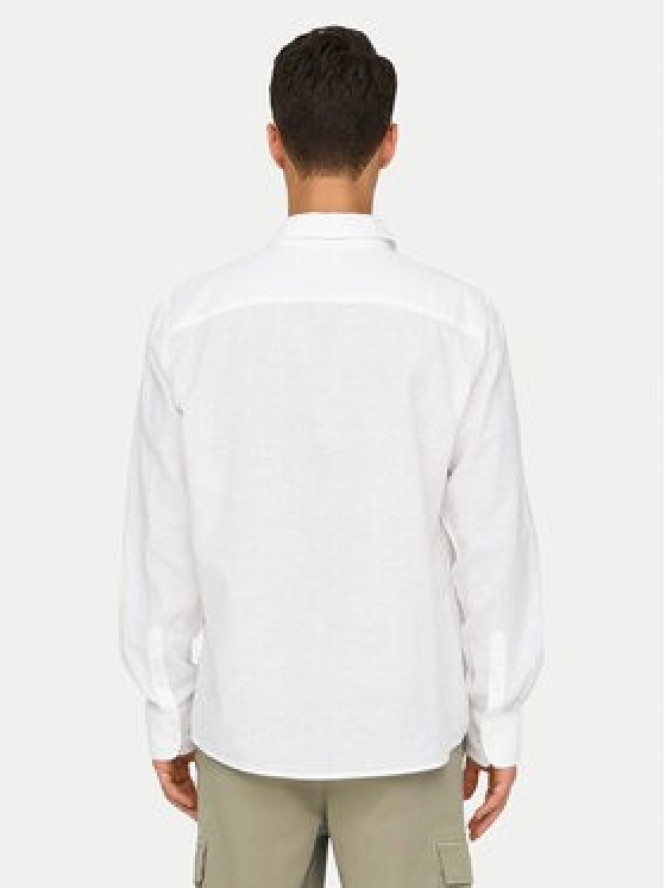 Only & Sons Koszula Caiden 22031804 Biały Regular Fit