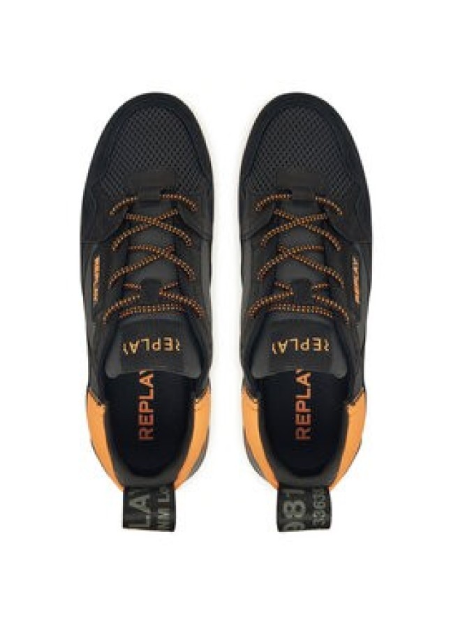 REPLAY Sneakersy Field M Sc GMSG9 .000.C0001L Czarny