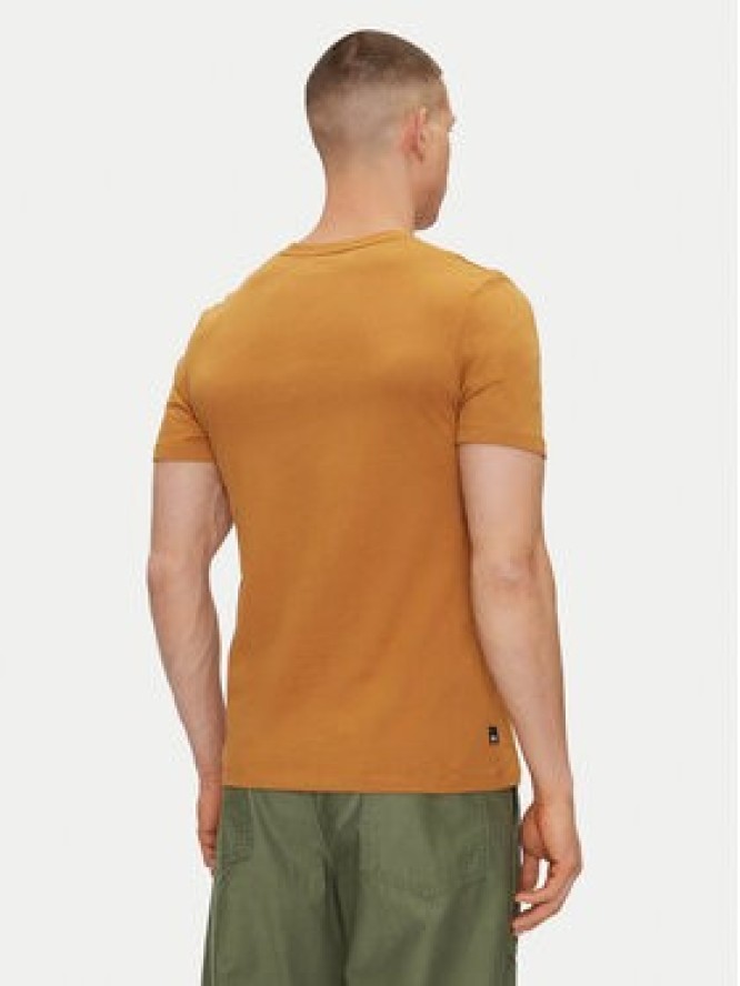 Timberland T-Shirt TB0A5WQQ Beżowy Regular Fit