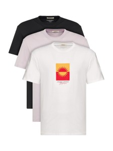 Jack & Jones Komplet t-shirtów Marbella 12263098 Kolorowy Relaxed Fit