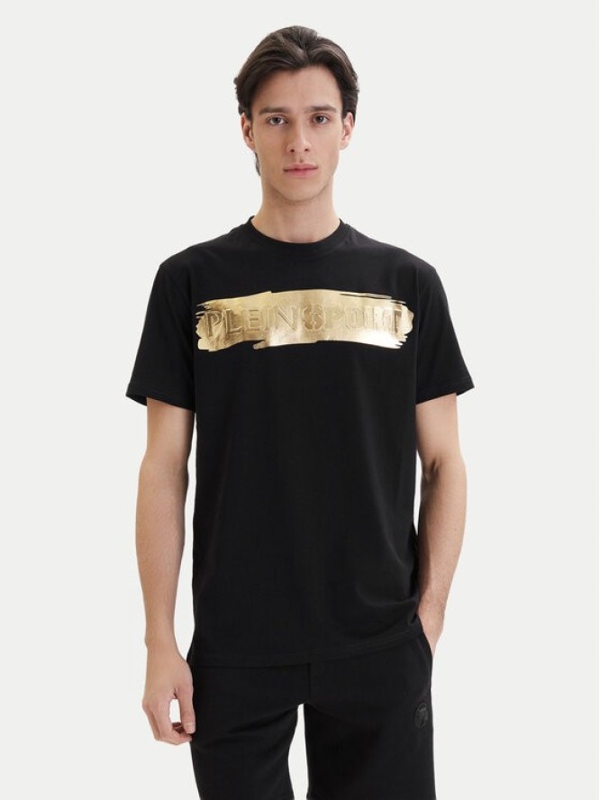 Plein Sport T-Shirt PADC MTK7204 SJY001N Czarny Regular Fit