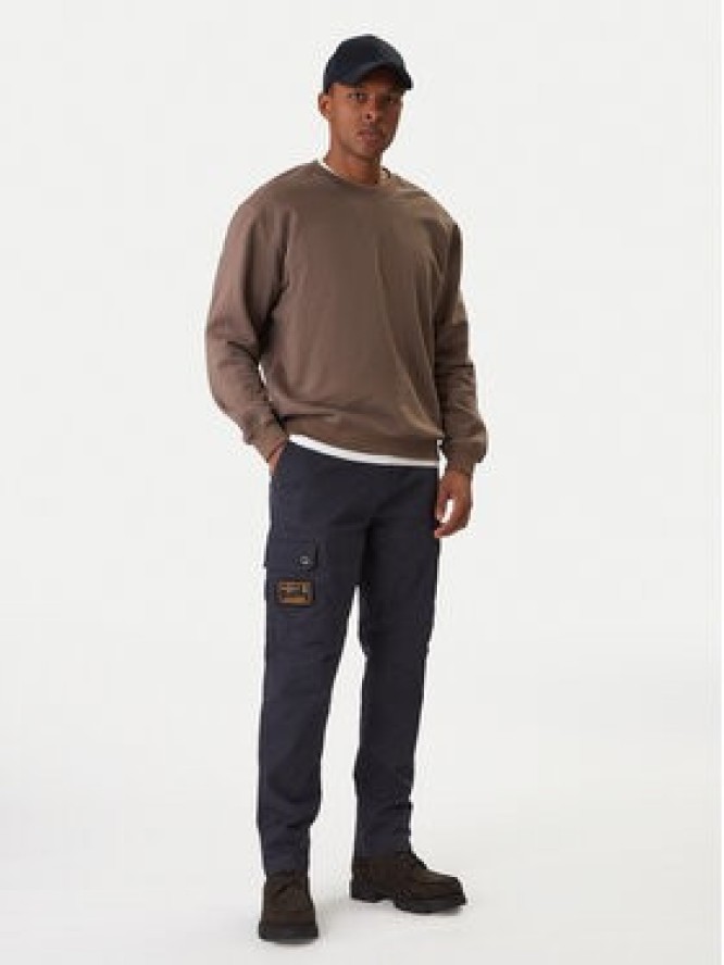 Aeronautica Militare Spodnie materiałowe 252PA1688UCT03399 Granatowy Regular Fit