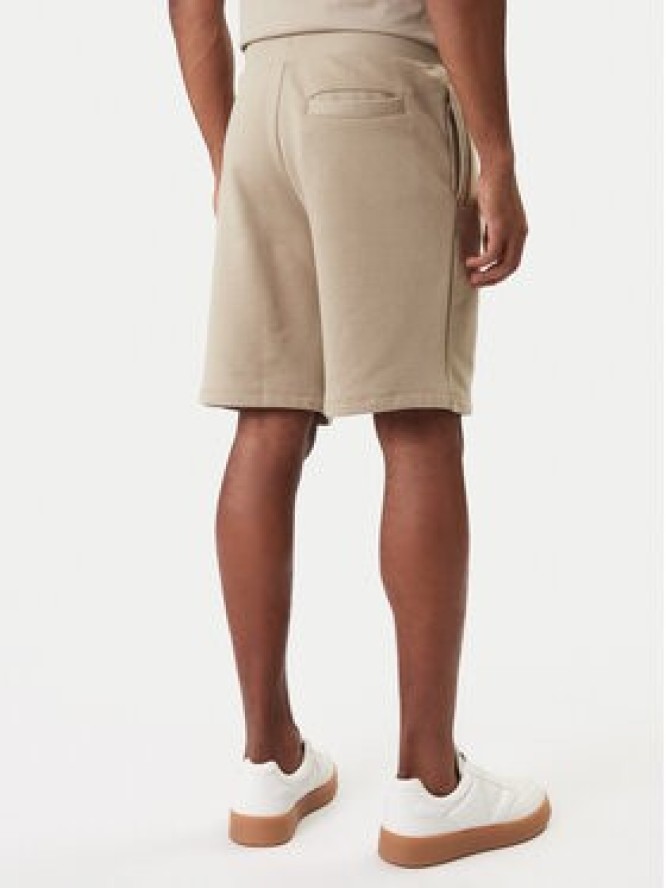 Guess Szorty sportowe Z6RD06 KAIJ1 Beżowy Regular Fit