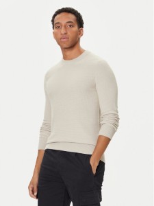 BOSS Sweter Klapok 50548673 Beżowy Regular Fit