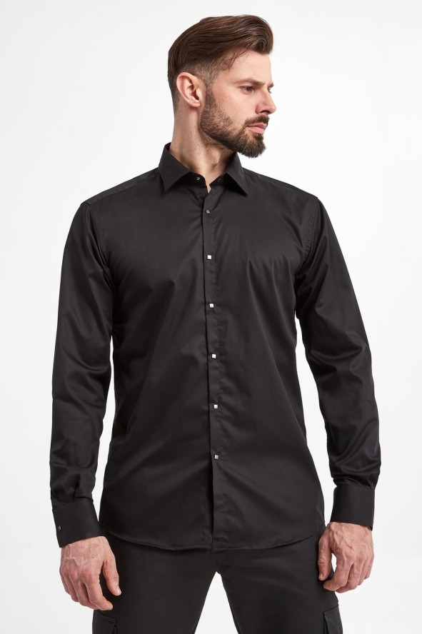 Koszula męska popelinowa KARL LAGERFELD