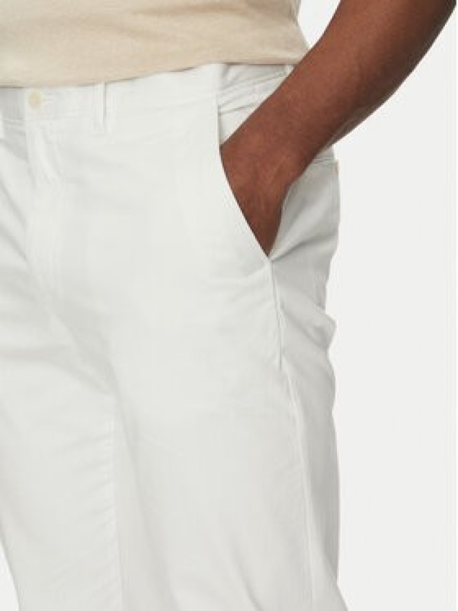 Tommy Hilfiger Chinosy Denton MW0MW37873 Biały Slim Fit