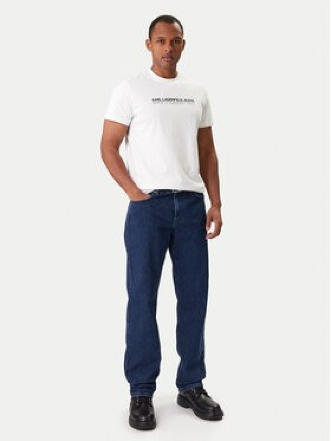 Karl Lagerfeld Jeans T-Shirt B1M17063 Biały Regular Fit