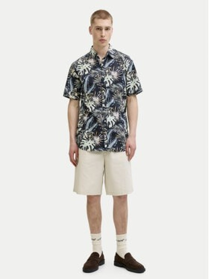 Jack & Jones Koszula Honolulu 12289667 Czarny Regular Fit