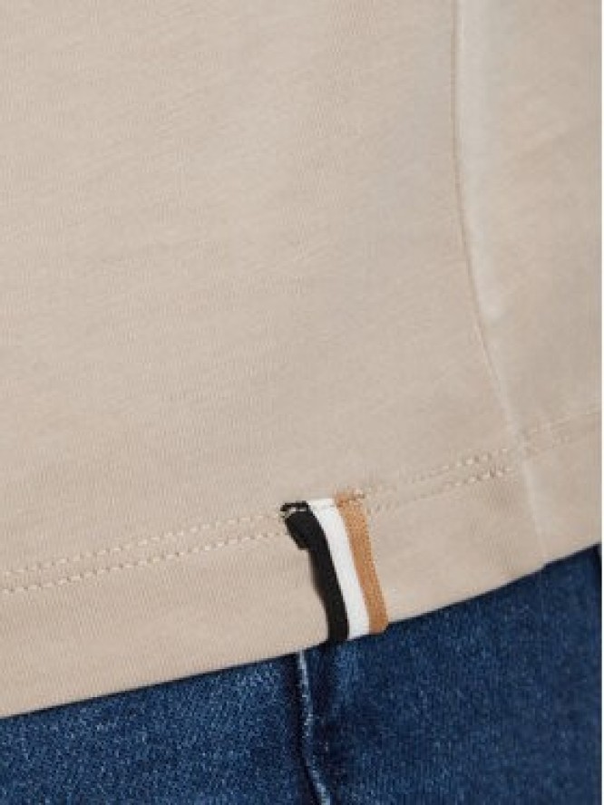 BOSS T-Shirt 50531401 Beżowy jasny Regular Fit