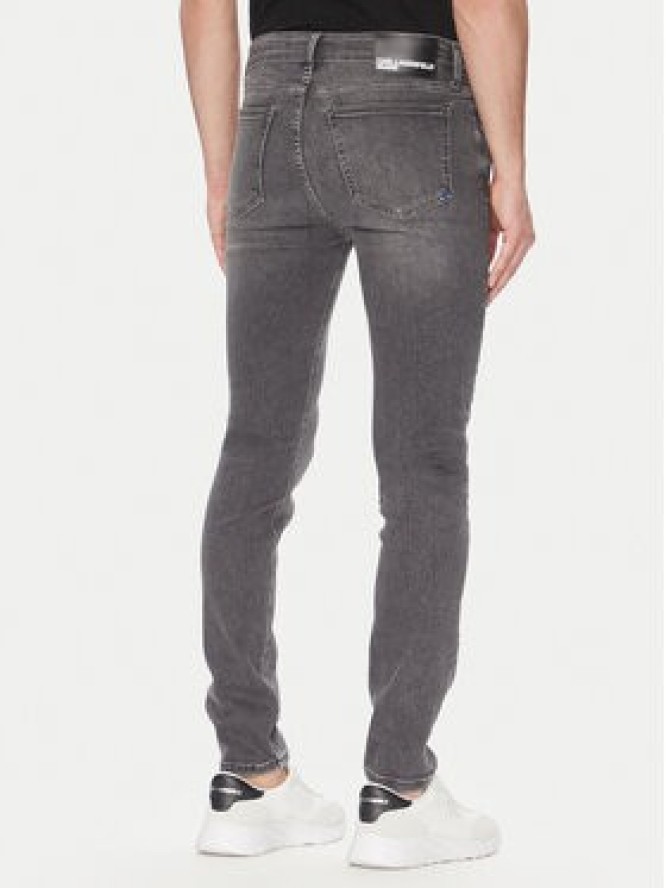 Karl Lagerfeld Jeans Jeansy A2M10066 Szary Skinny Fit