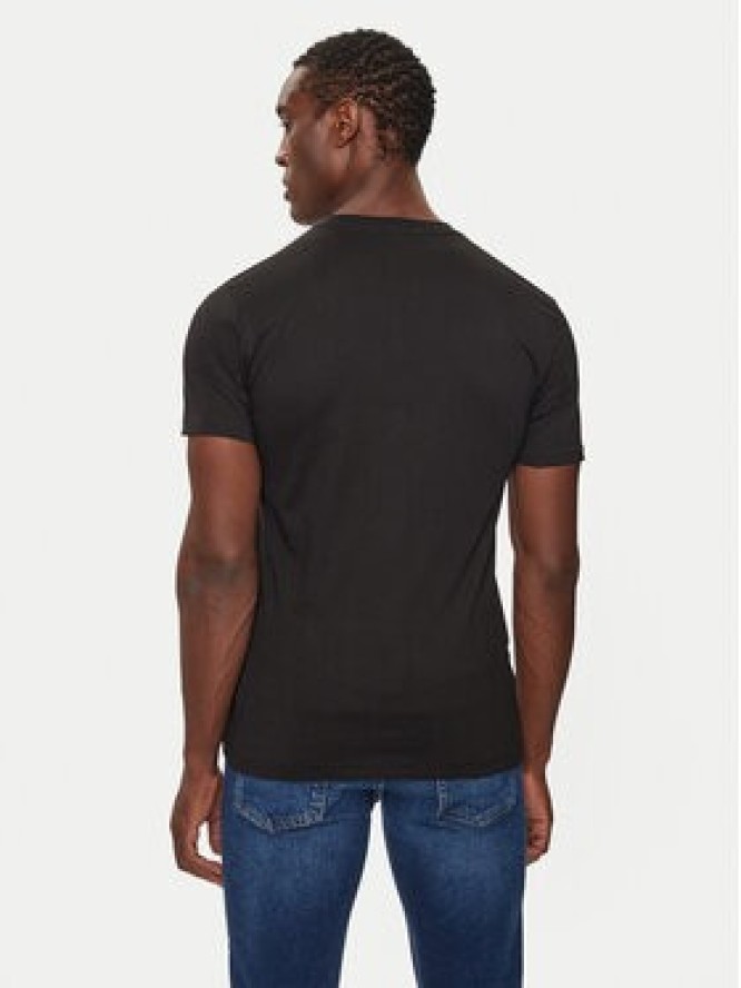 Calvin Klein Jeans T-Shirt Two Tone Institutional J30J325676 Czarny Regular Fit