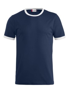 clique T-shirt Nome unisex bawełna czesana – lekko dopasowany, navy
