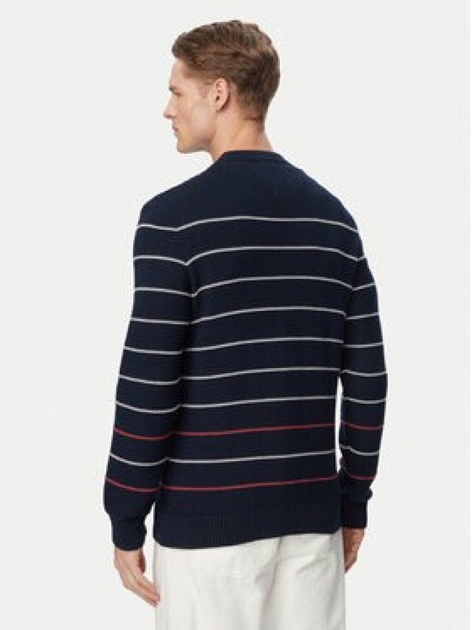 Tommy Jeans Sweter DM0DM23384 Granatowy Slim Fit