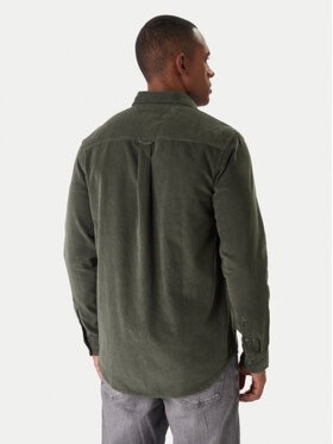 Tommy Jeans Koszula Baby Cord DM0DM22021 Zielony Regular Fit