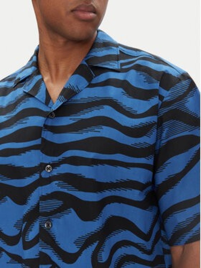 HUGO Koszula Eligino 50539143 Niebieski Relaxed Fit