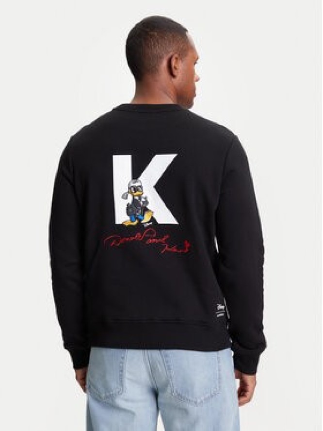 KARL LAGERFELD Bluza 705099 553930 Czarny Regular Fit