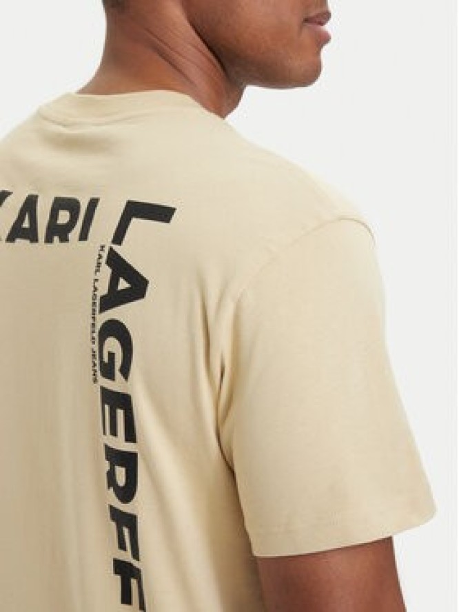 Karl Lagerfeld Jeans T-Shirt B2M17090 Khaki Relaxed Fit