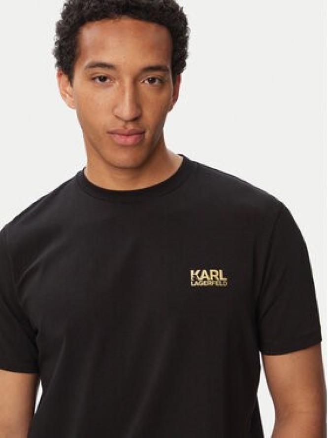 KARL LAGERFELD T-Shirt 755781 563235 Czarny Regular Fit