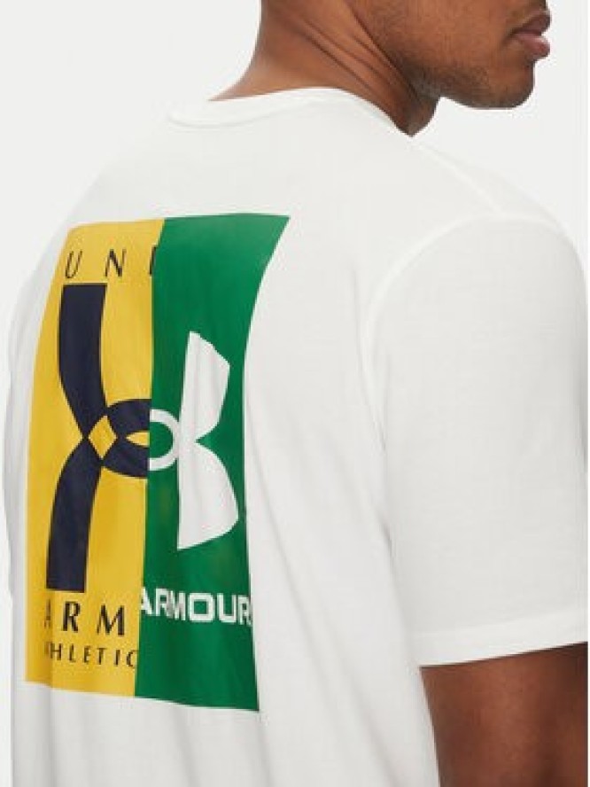 Under Armour T-Shirt EVOL Logo 1390165 Biały Regular Fit