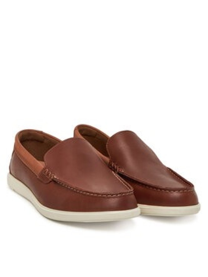 Clarks Mokasyny Bratton Loafer 26181279 Brązowy