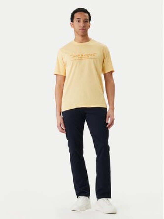 Jack & Jones T-Shirt Blucaleb 12293014 Beżowy Regular Fit