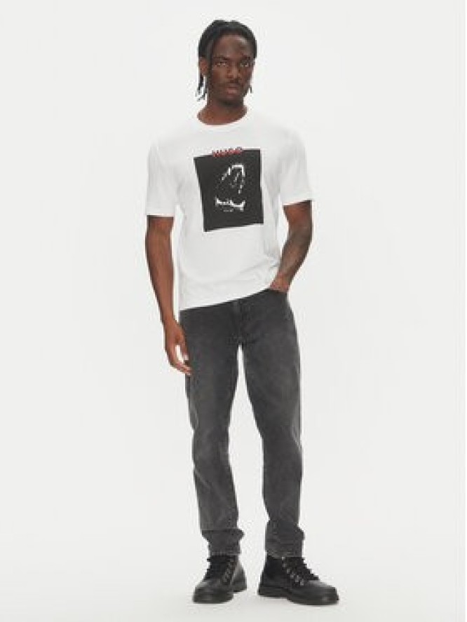 HUGO T-Shirt Dobero 50542734 Biały Regular Fit