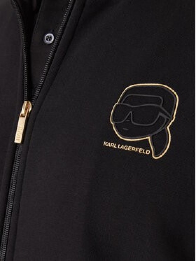 KARL LAGERFELD Bluza 705004 561910 Czarny Regular Fit