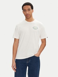 Vans T-Shirt Road Stop VN000M67 Écru Regular Fit