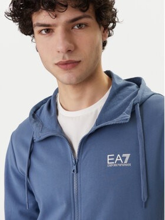 EA7 Emporio Armani Bluza 8NPM33 PJVRZ UB064 Niebieski Regular Fit
