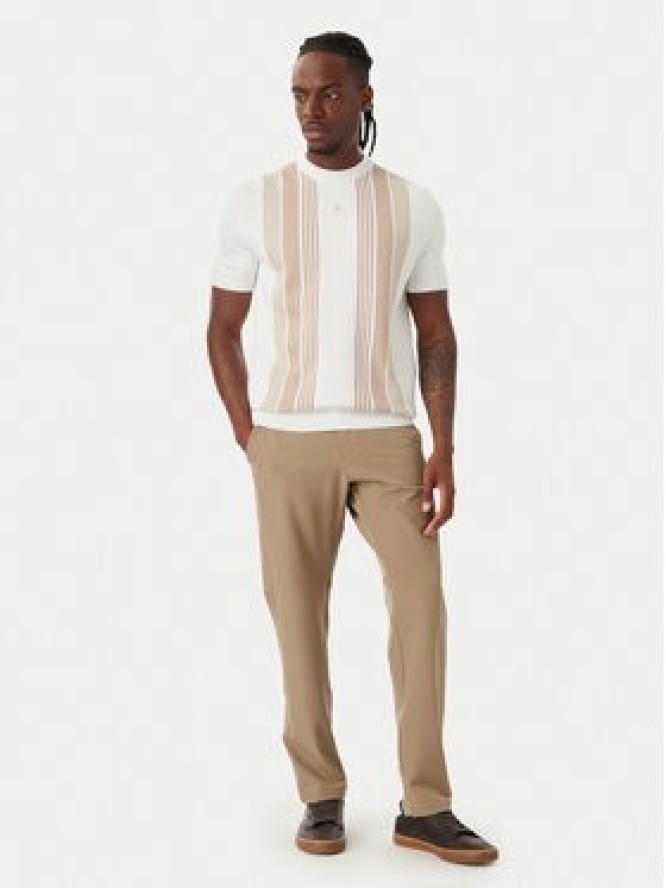 Beverly Hills Polo Club T-Shirt M7611-HR Biały Regular Fit