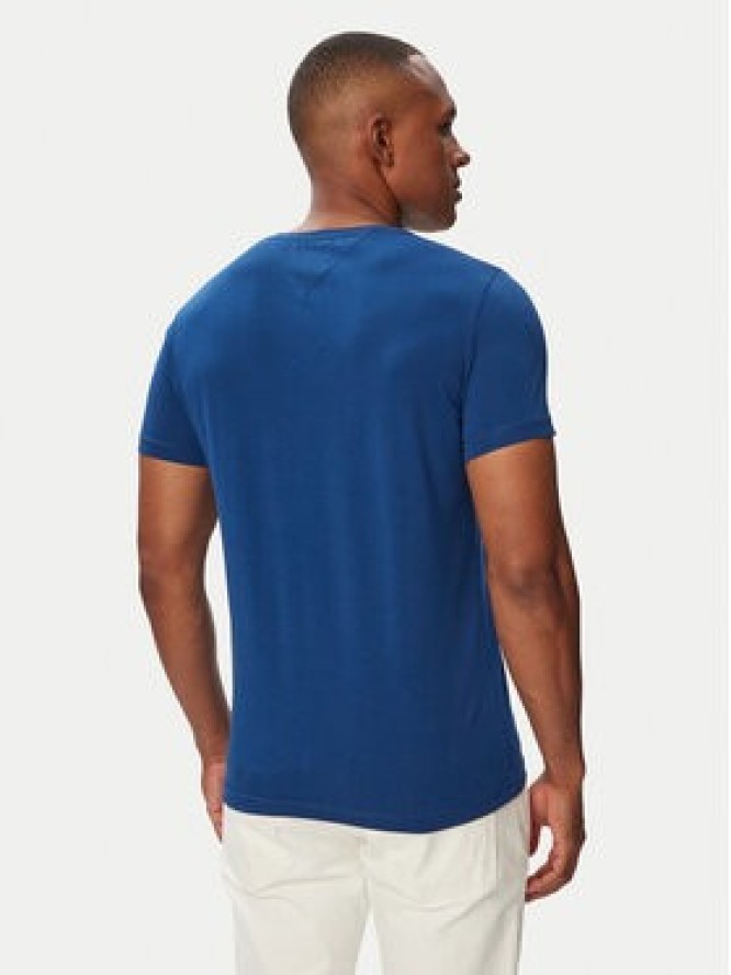 Tommy Hilfiger T-Shirt MW0MW10800 Niebieski Regular Fit