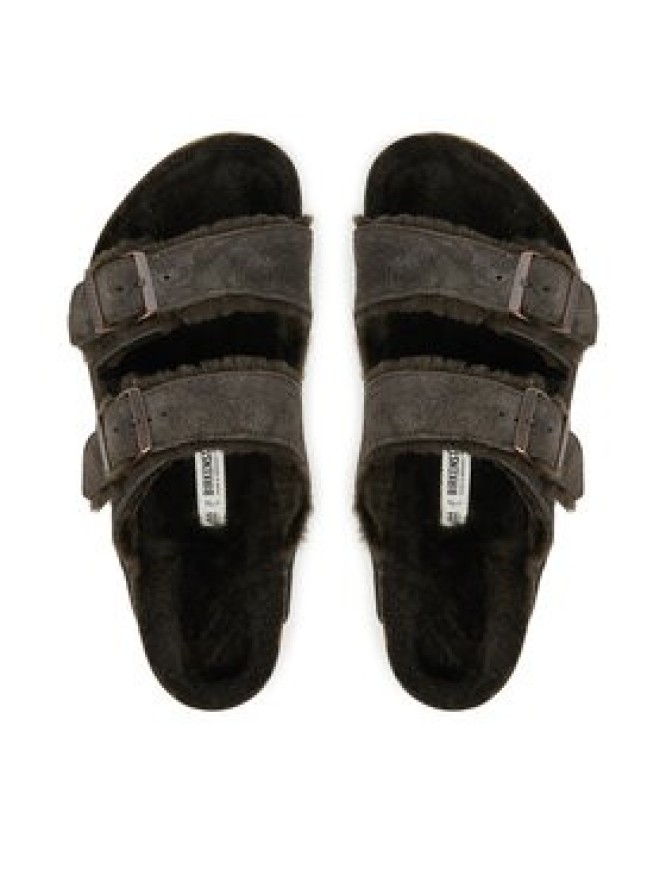 Birkenstock Klapki Arizona Shearling 1020566 Brązowy