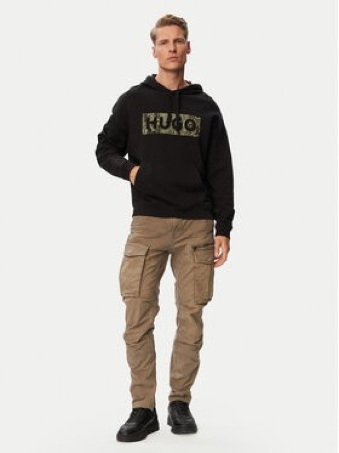 HUGO Bluza Necdysis 50566028 Czarny Regular Fit