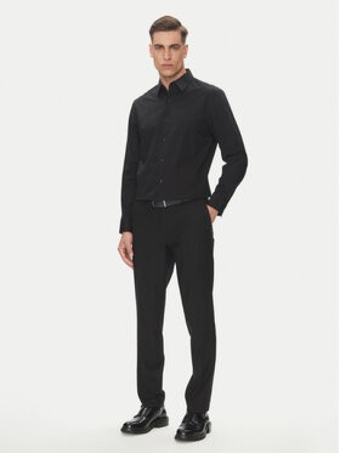 Calvin Klein Koszula LV04LB148G Czarny Slim Fit