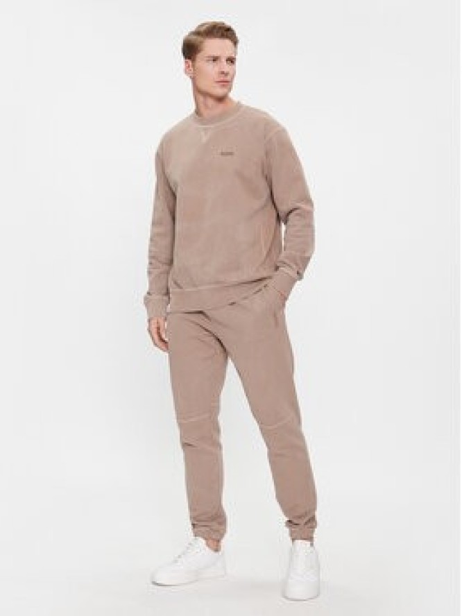 Boss Spodnie dresowe Se_Bosslogoraw 50505271 Brązowy Regular Fit
