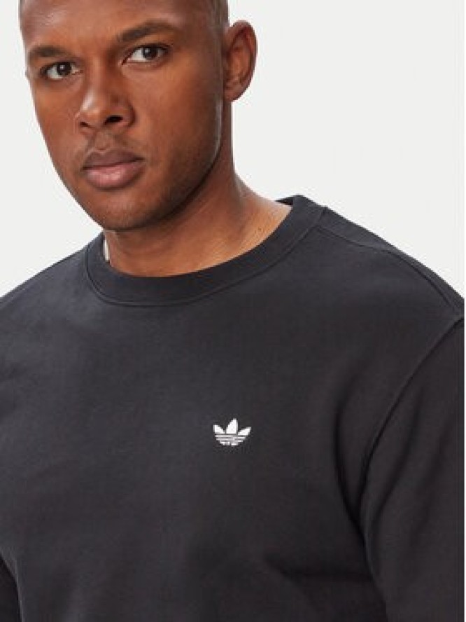 adidas Bluza Trefoil Essentials KR3462 Czarny Regular Fit