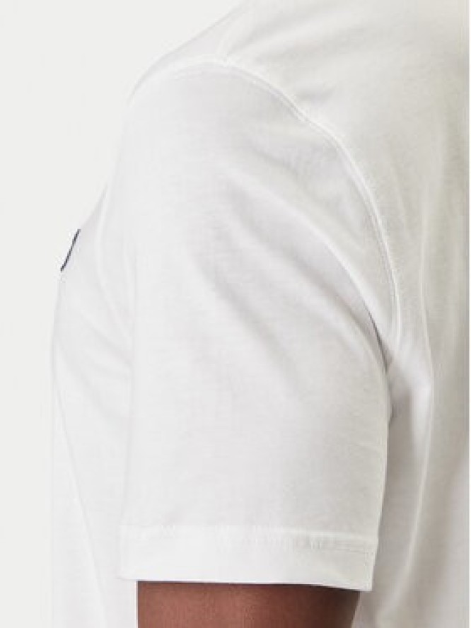 Tommy Hilfiger T-Shirt Embro Flag MW0MW42736 Biały Regular Fit