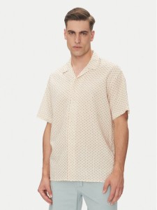 Jack & Jones Koszula Luke 12277185 Beżowy Relaxed Fit