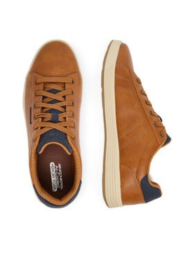 Skechers Sneakersy CAVELL HENSLEY 210946 LUG Brązowy