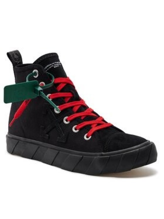 Off-White Trampki Mid Top Vulcanized Canvas IA119S22LEA0011010 Czarny