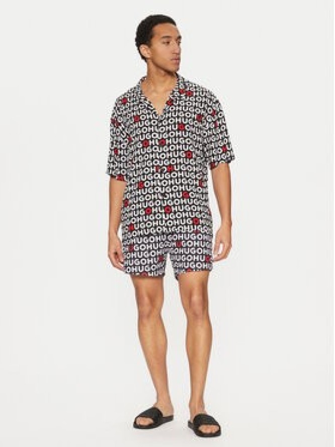 HUGO Koszula Beach 50540065 Czarny Regular Fit