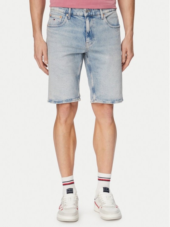 Tommy Jeans Szorty jeansowe Scanton DM0DM22977 Niebieski jasny Slim Fit