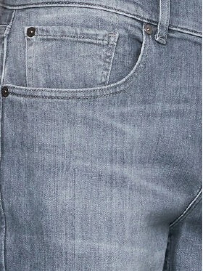 7 For All Mankind Jeansy Slimmy Tepered JSMXC110TS Szary Slim Tapered Fit
