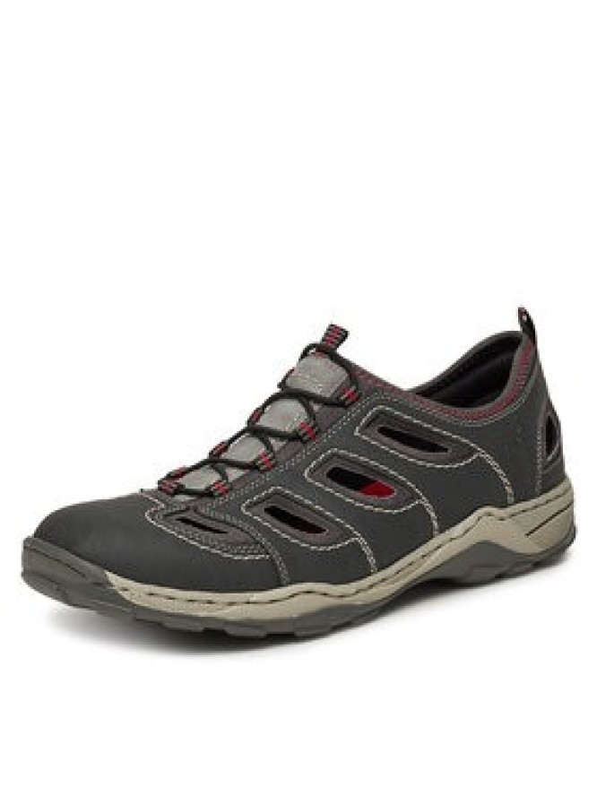 Rieker Półbuty 08065-46 Szary