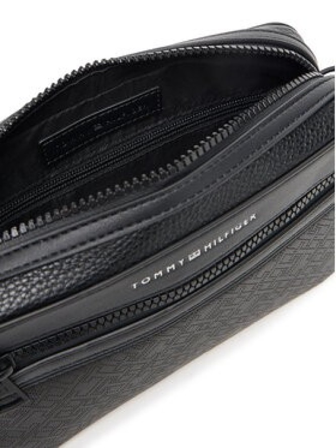 Tommy Hilfiger Saszetka Th Monogram Ew Reporter AM0AM13837 Czarny