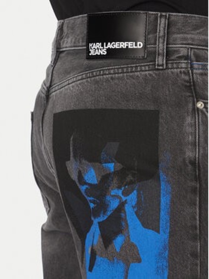 Karl Lagerfeld Jeans Jeansy A2M10131 Szary Straight Fit