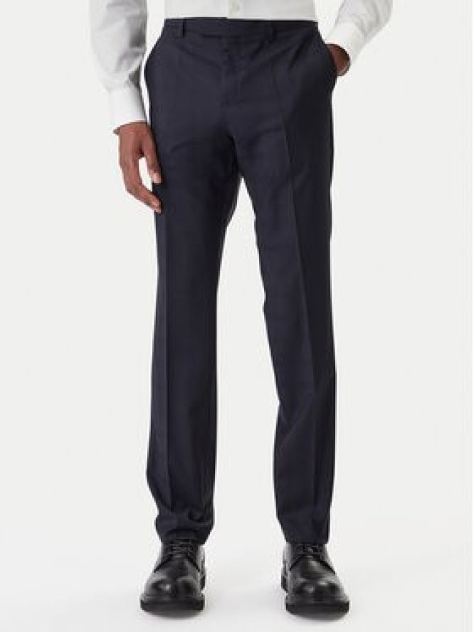 BOSS Garnitur H-Huge 50557259 Granatowy Slim Fit