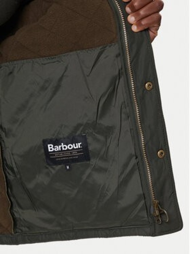Barbour Kurtka przejściowa MQU0281GN72 Zielony Slim Fit
