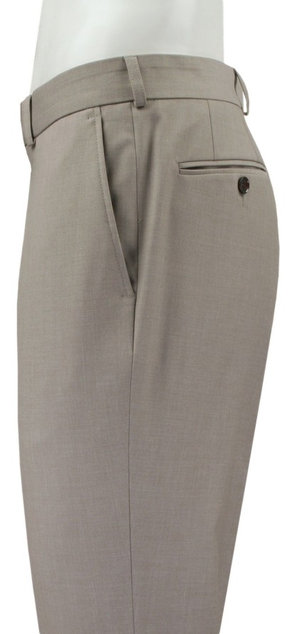 Taliowany Garnitur (Slim) - MEN'SFIELD - Beżowy