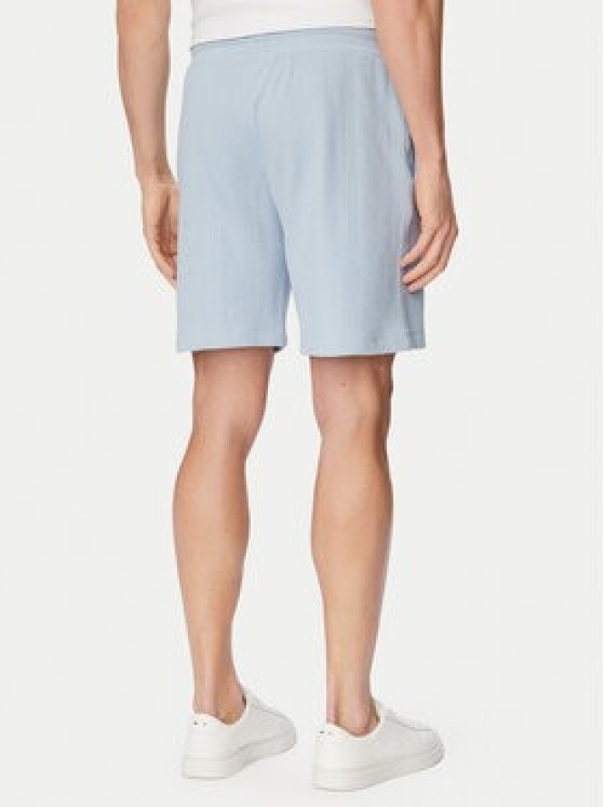 BOSS Szorty sportowe Structure 50540581 Niebieski jasny Regular Fit